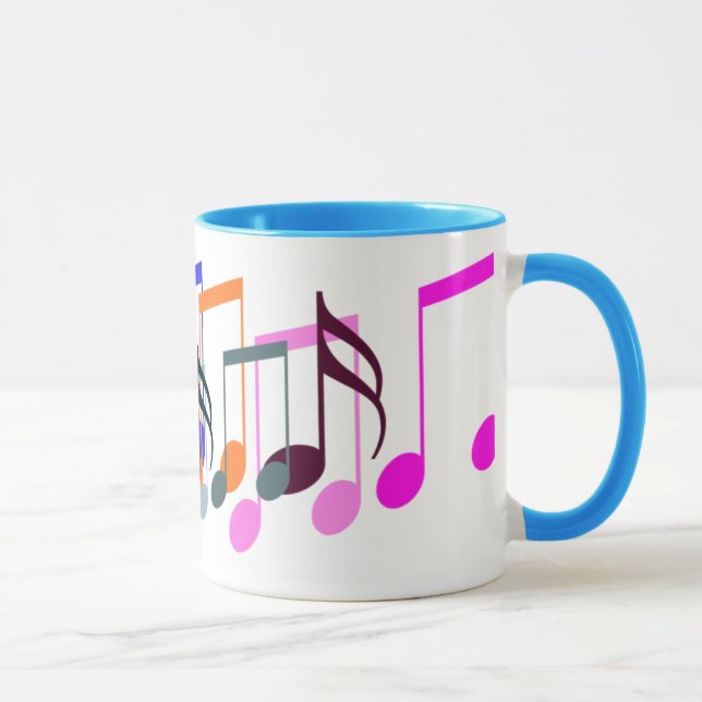 music symbol notes mug (Right)