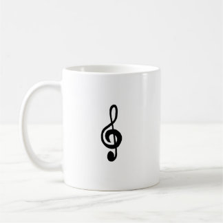 Music Symbol Treble Clef Simple Musical Coffee Mug