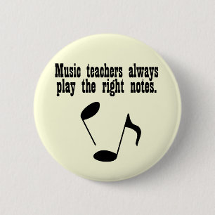 Music Teacher 2 Inch Round Button