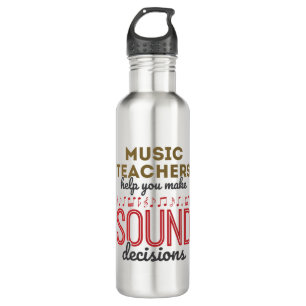 Music Teacher Appreciation Gift Sound Decisions 710 Ml Water Bottle