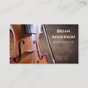 Music teacher business card