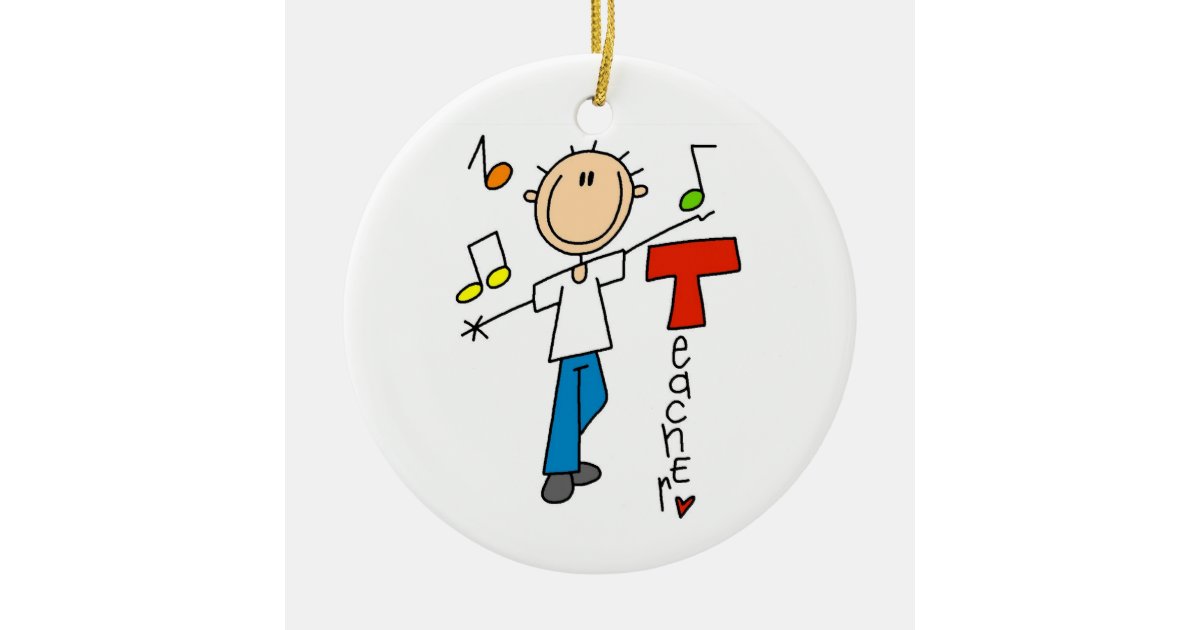 Music Teacher Ceramic Ornament Zazzle.ca