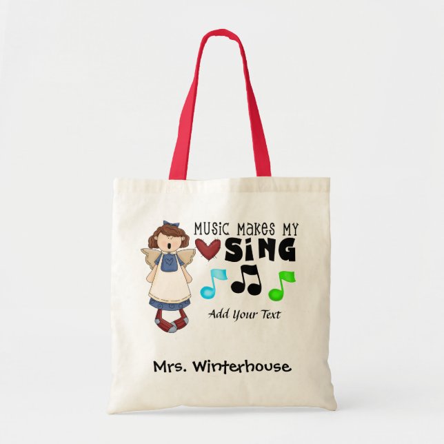 Music - Teacher - Chorus - Personal - Value Tote (Front)
