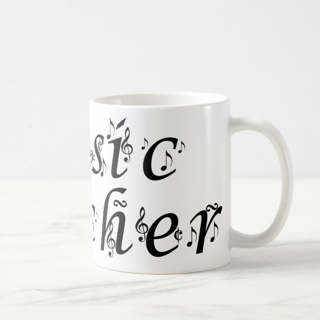 Music Teacher Coffee Mug (Right)