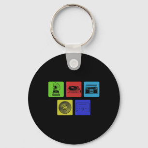 Music Teacher Cool Music Themed Party Evolution Of Keychain