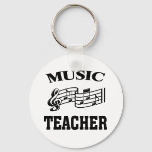 MUSIC TEACHER KEYCHAIN