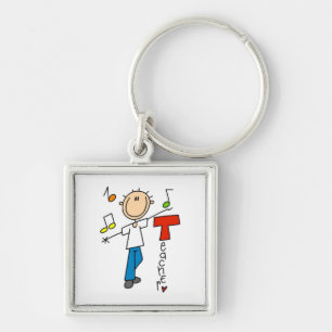Music Teacher Keychain
