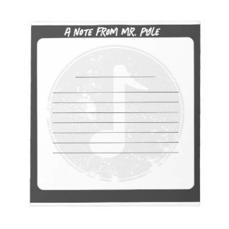 Music Teacher Notepad