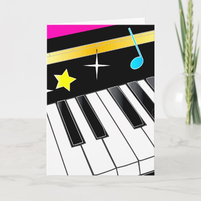 Music Teacher Thank You Card (Front)
