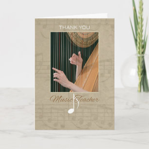 Music Teacher Thank You Card