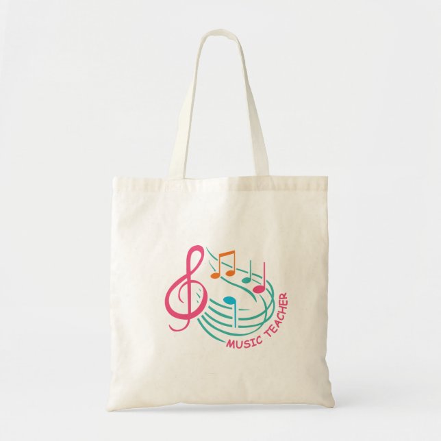music teacher tote bag (Front)