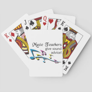 Music Teachers Playing Cards