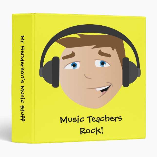 Music Teachers Rock! Binder (Front/Spine)