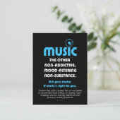Music: The other non-addictive, mood-altering… Postcard (Standing Front)