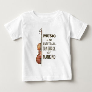 Music The Universal Language   Ruffle Tee