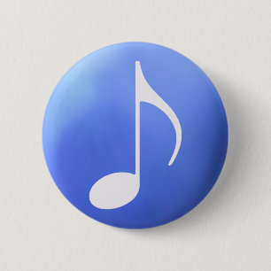 music theme 2 inch round button