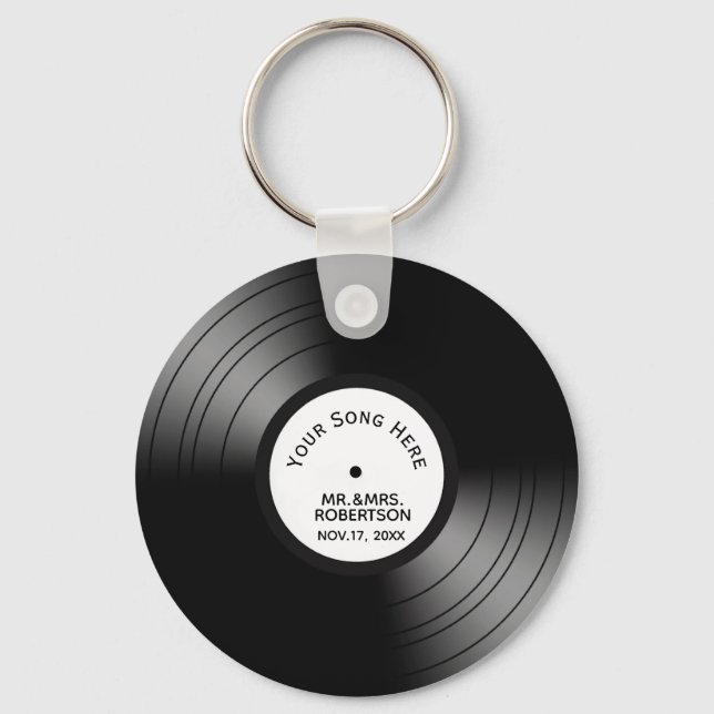 Music Theme Favors Keychain (Front)