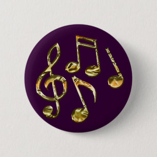 MUSIC Theme Gift Collection 2 Inch Round Button
