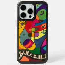 Music themed iPhone 15 Pro Max Otter Box case 