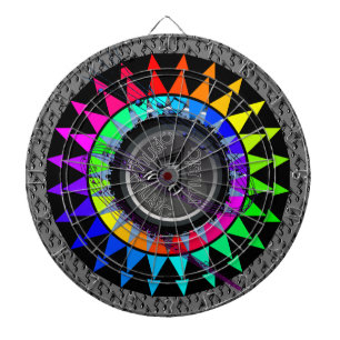 Music Themed Multi-Target Colour Crash Dartboard