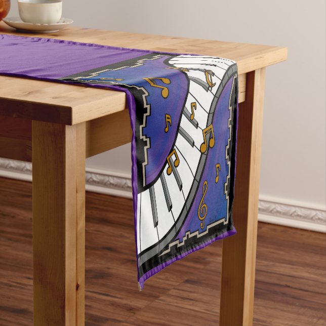 Music themed table runner (In Situ)