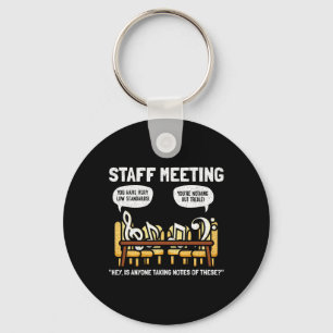 Music Theory Musician Music Teacher Funny Musical Keychain