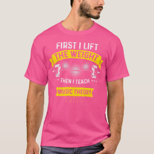 Music Theory Teacher Musician Cheat Weightlifting T-Shirt