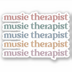 Music Therapist Retro Music Therapy Gifts