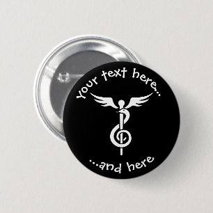 Music Therapy 2 Inch Round Button