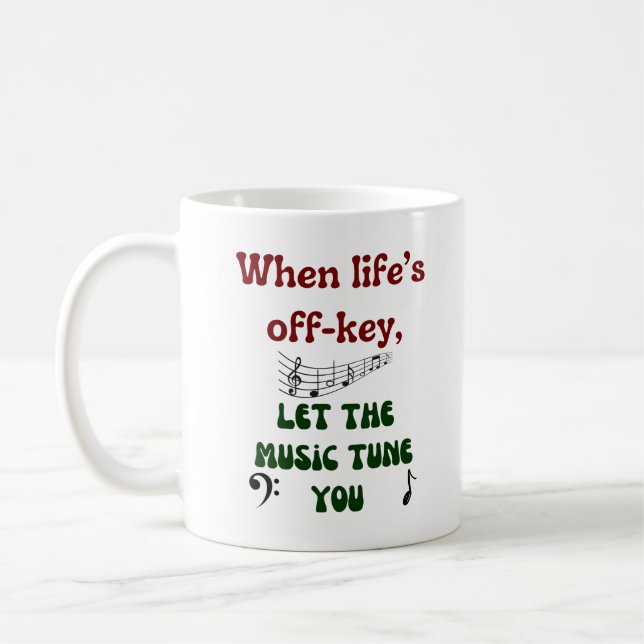 Music Therapy Coffee Mug (Left)