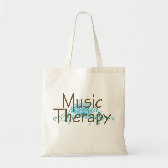 Music Therapy Gift Tote Bag (Front)