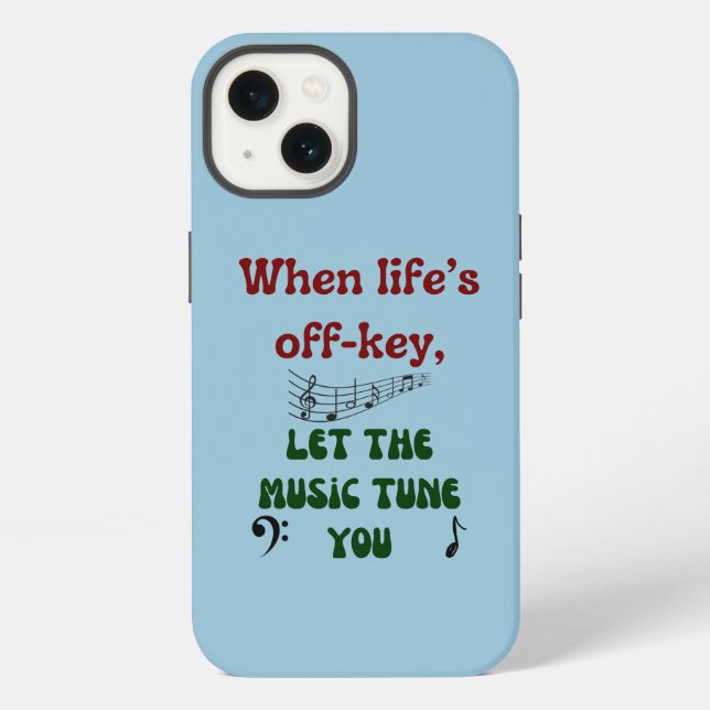 Music Therapy iPhone Case (Back)