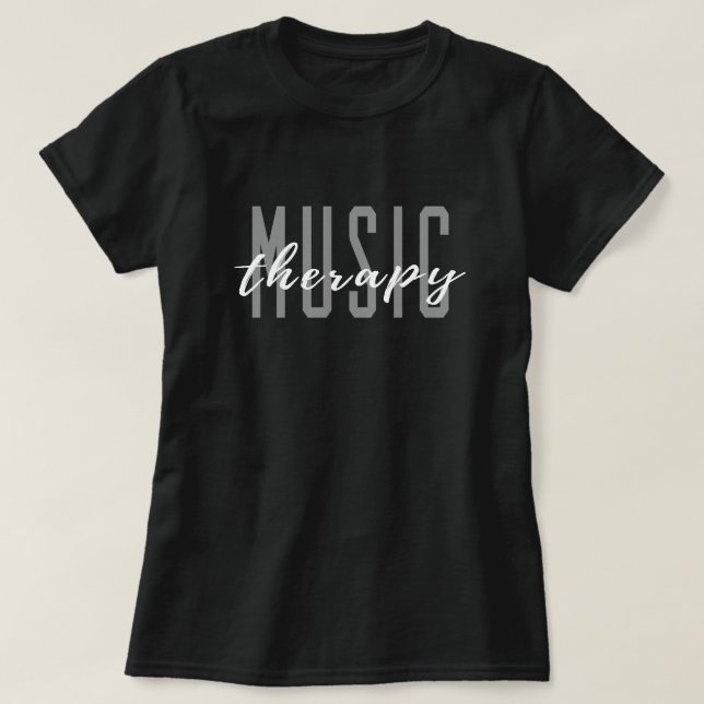 Music Therapy Session Teacher Musician T-Shirt (Design Front)