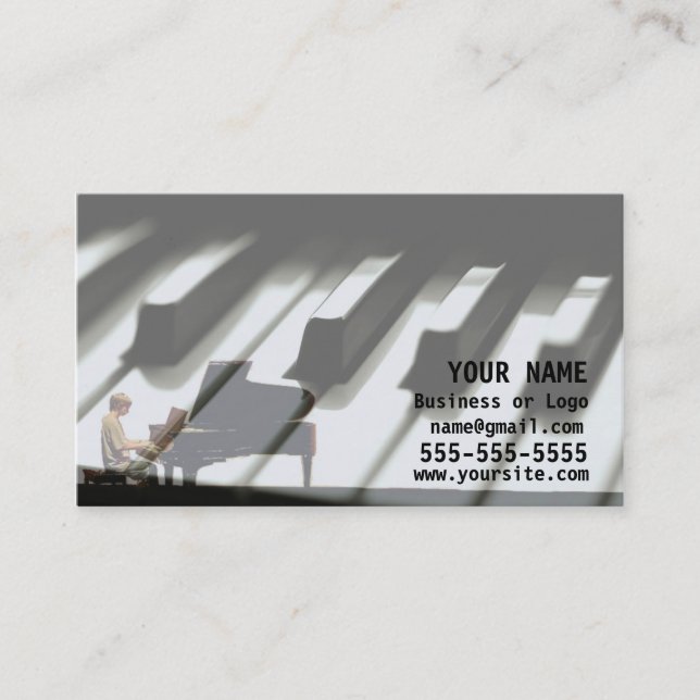 Music to my ears business card (Front)