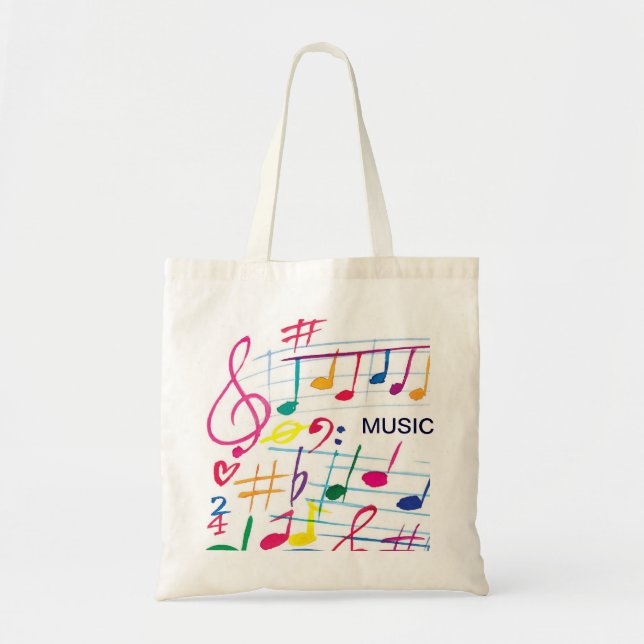 Music Tote Bag (Front)