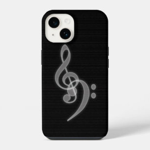Music - Treble and Bass Clef iPhone 14 Case