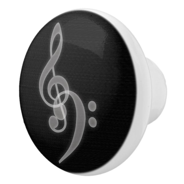 Music - Treble and Bass Clef Knob (Right)