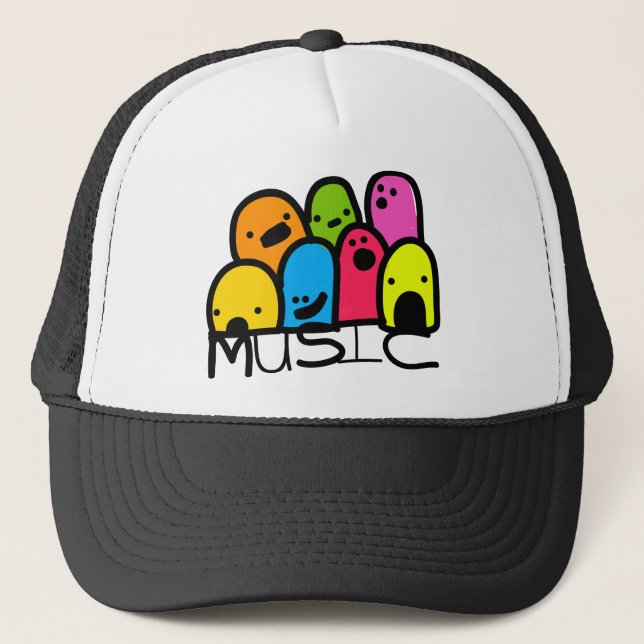 Music Trucker Hat (Front)