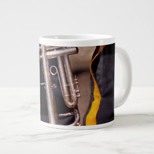 Music - Trumpet - Police marching band Large Coffee Mug