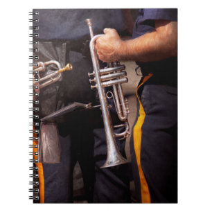 Music - Trumpet - Police marching band Notebook