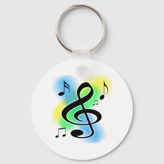 Music Tunes Keychain (Front)