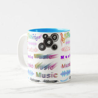 Music Two-Tone Coffee Mug