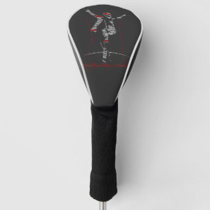 Music Typography Art   Modern Music Lover Design Golf Head Cover