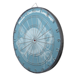 Music Universal Language Dartboard