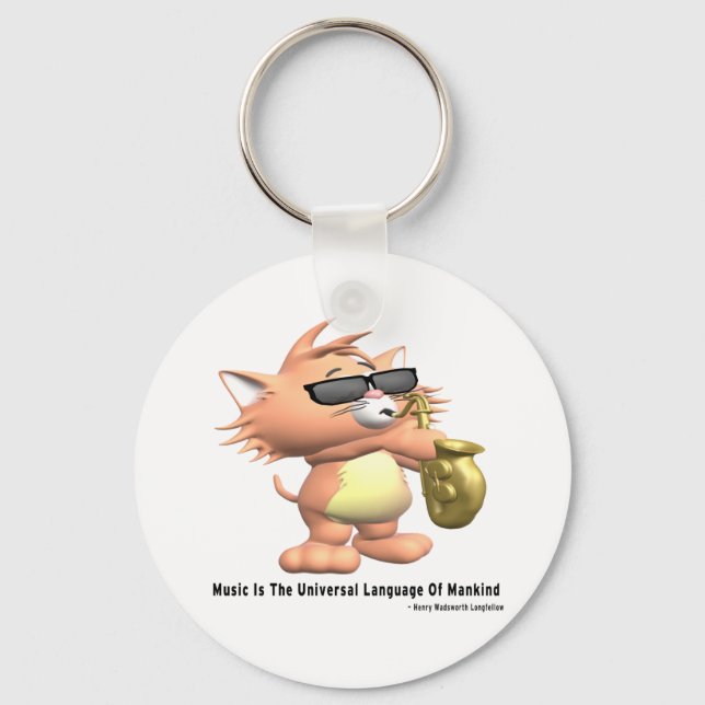 Music-Universal-Language Keychain (Front)