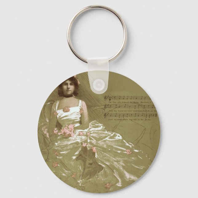 music victorian keychain (Front)