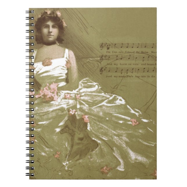 music victorian notebook (Front)