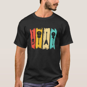 Music Vintage Guitar Men Women Music Band Guitaris T-Shirt