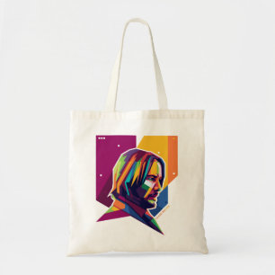 Music Vintage Retro Keanu Art Reeves Funny Graphic Tote Bag
