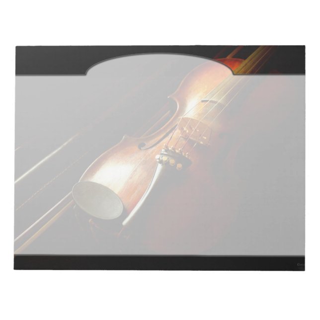 Music - Violin - The classics Notepad (Front)
